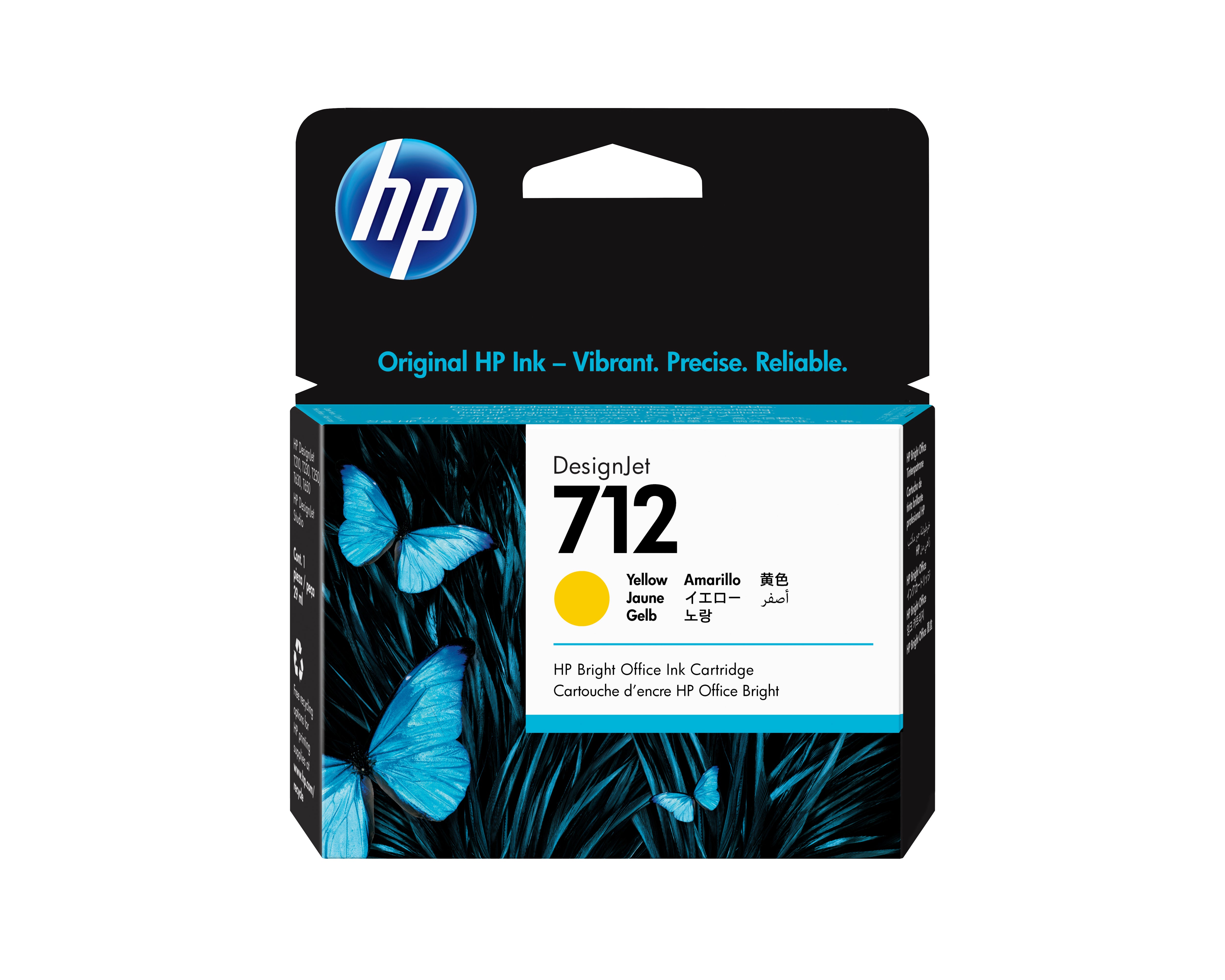 HP Ink 712 / 3ED69A amarelo Standard
